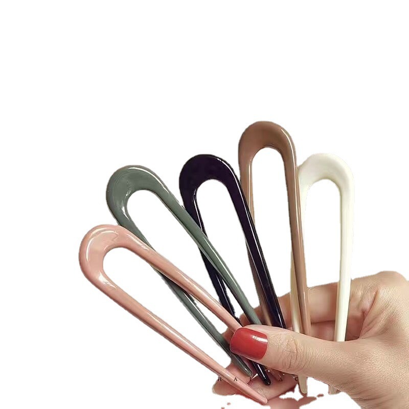 2025 New Chinese-style high-end Hairpin Bun Hair Bun Magic Tool U-shaped Hairpin Women's Hairpin Hair Accessory Hair plug Item Picture