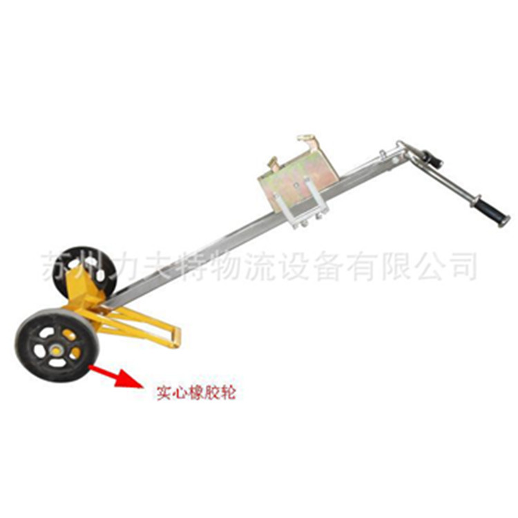 Heavy-duty oil drum handling vehicle DTF450 manual 200L hydraulic eagle-beak four-wheel with scale paint drum trolley stacker undefined
