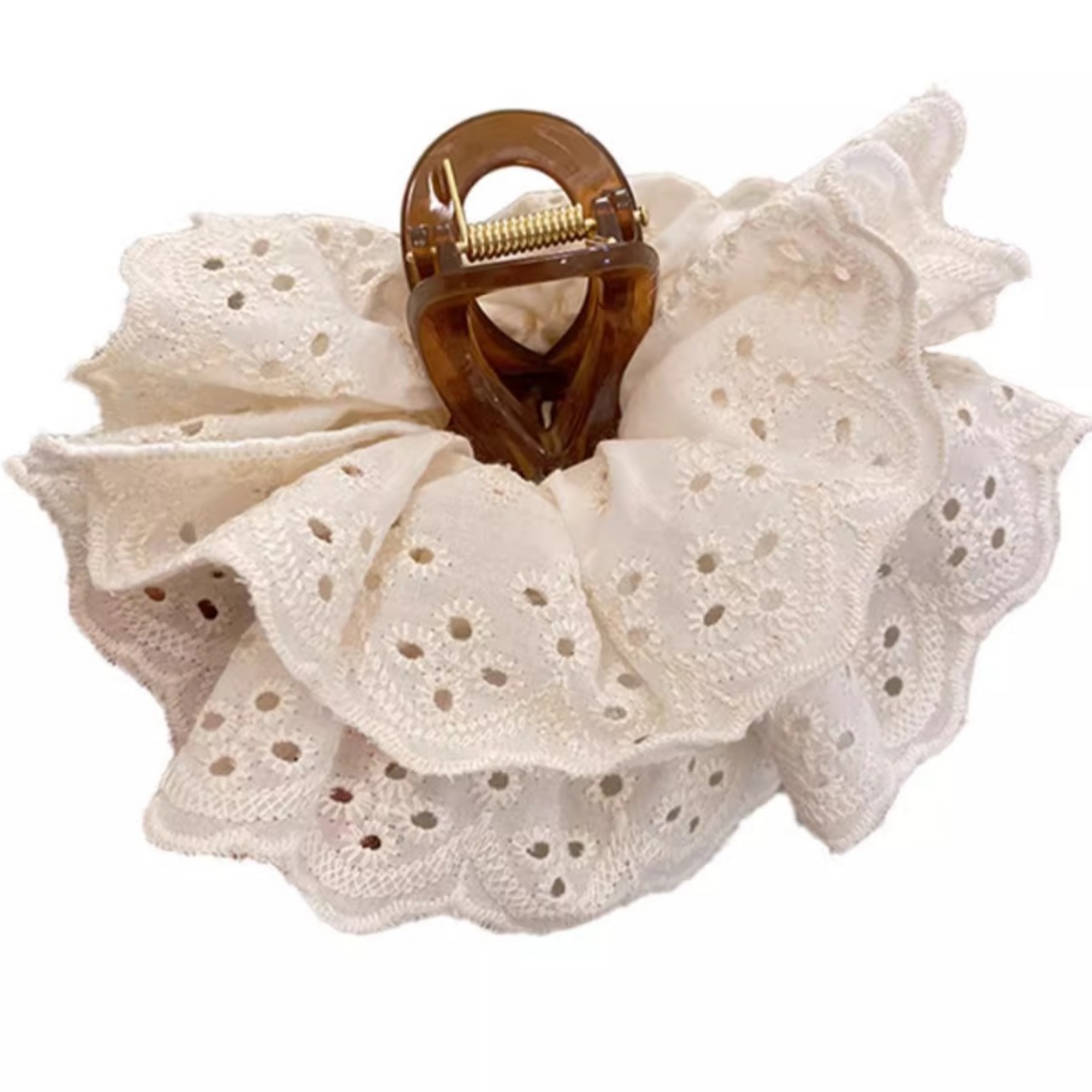 French retro flower hair clips, shark clips for the back of women's heads, large elegant and ethereal hair clips, new 2024 high-end style Item Picture