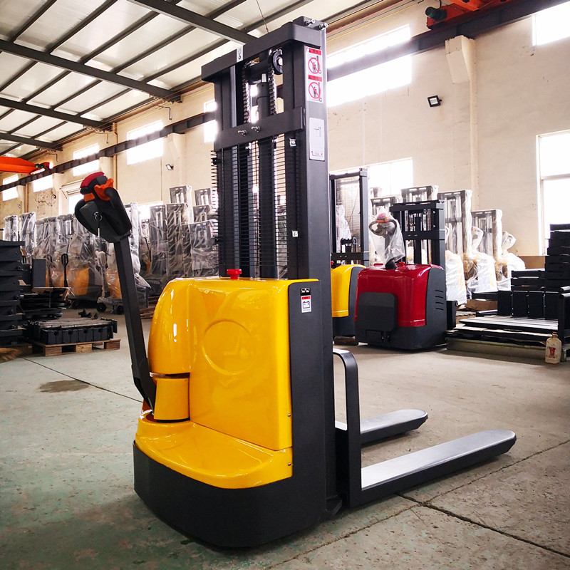 All-electric stacker forklift, standing, walking, hydraulic battery loading and unloading shovel, stacker crane, automatic lifting and handling Application Scenario