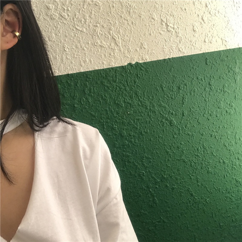 European and American circular ear bone clips without ear holes, Korean women's ear bone rings, false ear stud clips, earring clips, Japanese and Korean small accessories for women Specification drawing