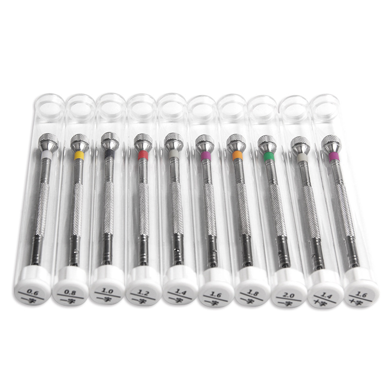 Watch, eyeglass, watch repair, stainless steel screwdriver, small screwdriver, straight cross, precision watch screw screwdriver tool Application Scenario
