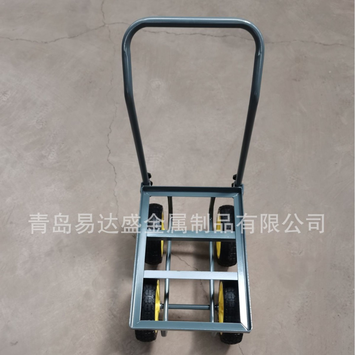 New type of Japanese 4510 iron pu four-wheel trolley, foam wheel trolley, logistics vehicle in stock details Picture