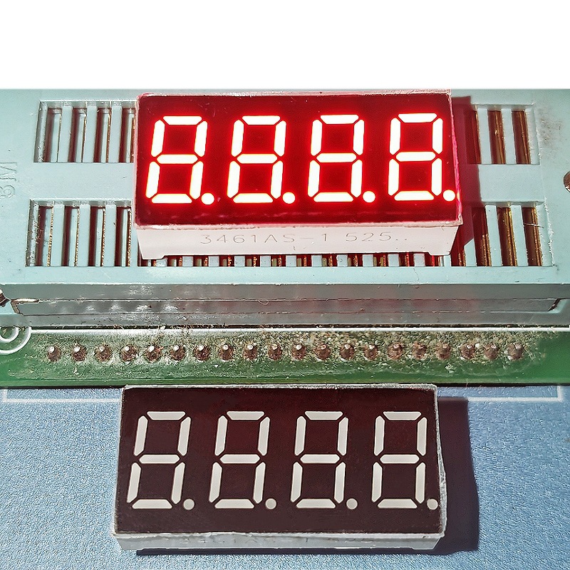 Factory direct supply of 0.36-inch 4-digit LED digital tubes 3461AS common cathode 3461BS common cathode high-brightness red light details Picture