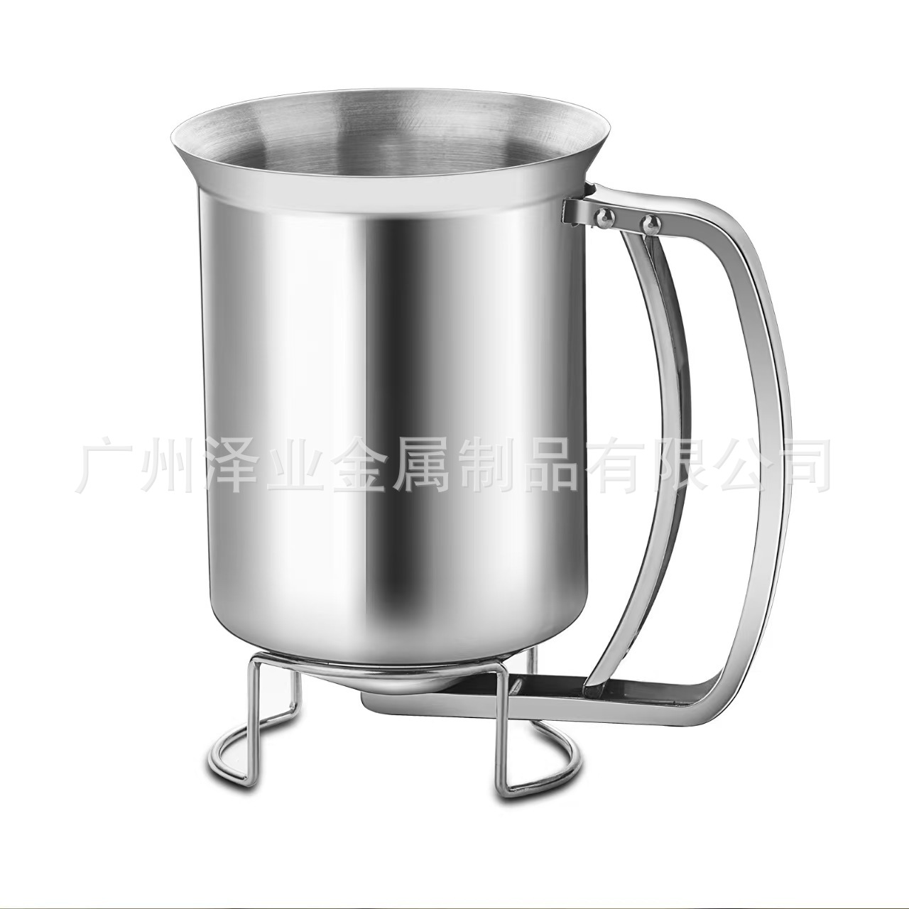 Cross-border 304 stainless steel manual batter separator, cake stirring separator, flour dispenser, batter funnel Item Picture