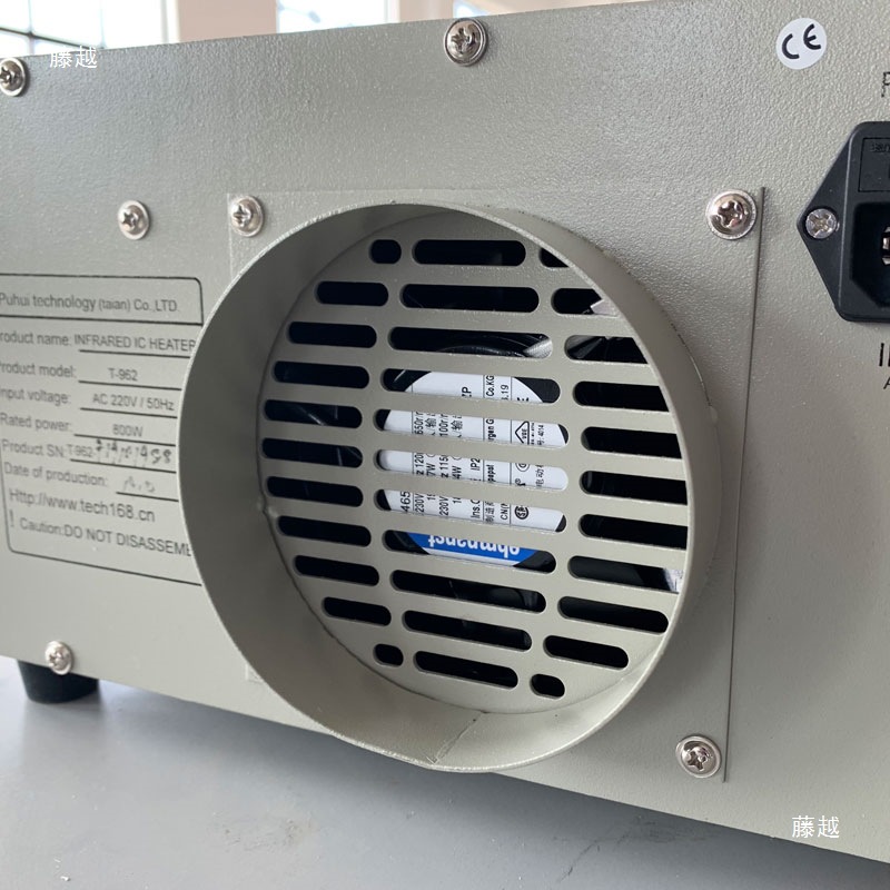 Puhui T962A/C reflow soldering machine, small infrared surface mount technology (SMT) drawer oven, fully automatic PCB double-sided panel smoke exhaust Item Picture