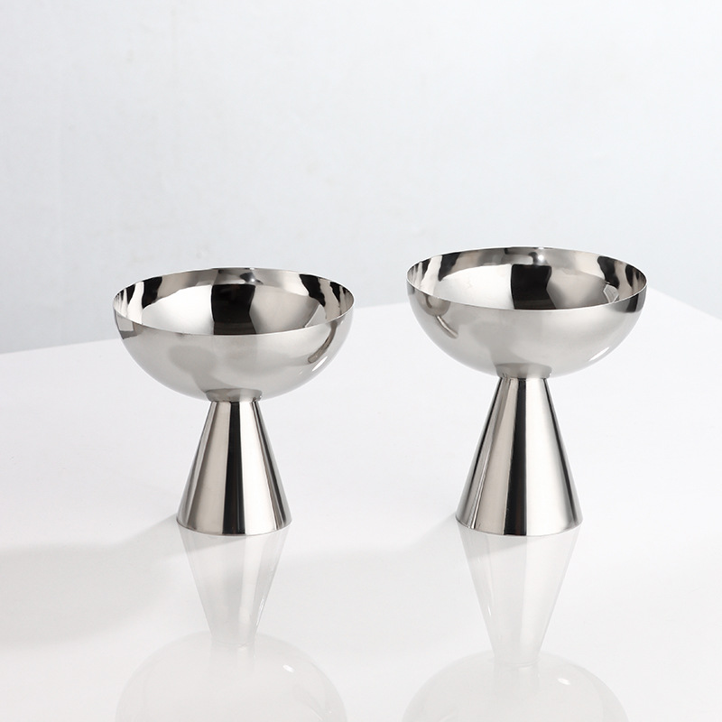 304 stainless steel ice cream bowl, yogurt pudding bowl, ice cream dessert cup, milkshake cup, smoothie cup, salad bowl, fruit plate Application Scenario