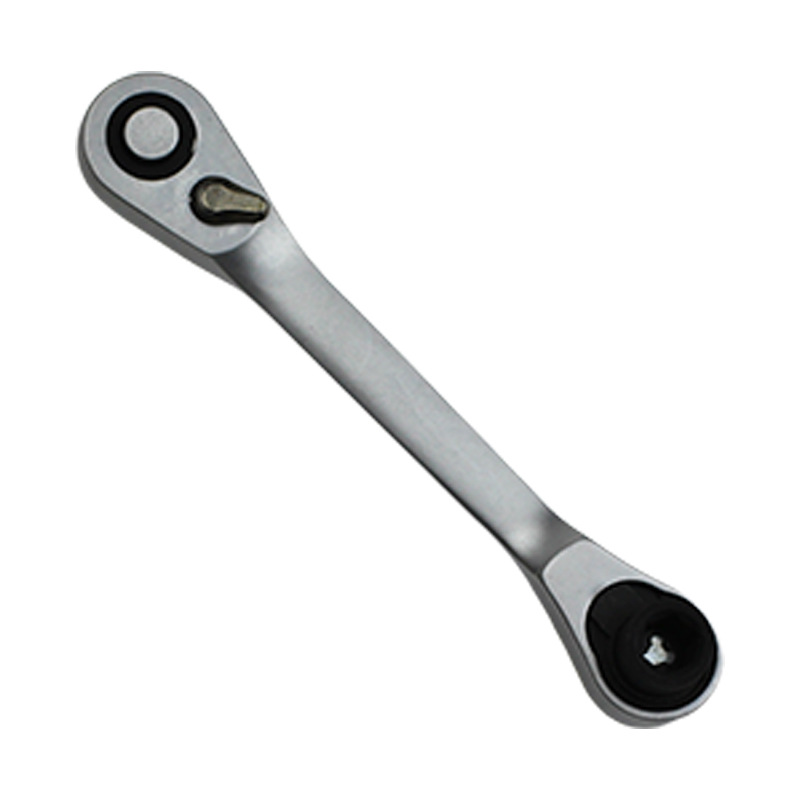 Mini bidirectional ratchet wrench complete set 1/4 ratchet wrench portable 72-tooth industrial ratchet adjustable dual-purpose wrench undefined