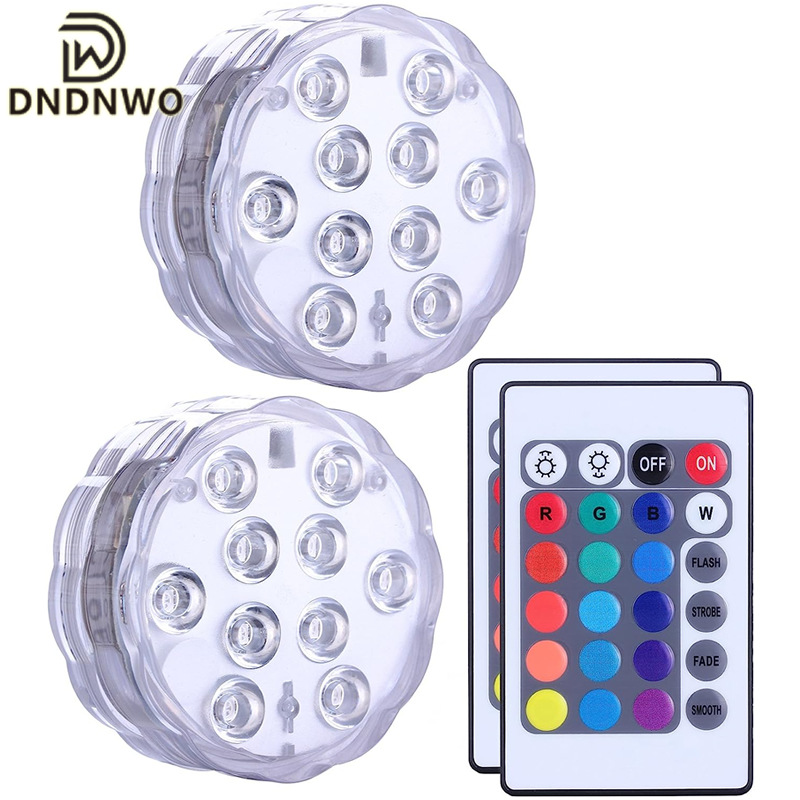 New best-selling rechargeable battery wireless 13-lamp LED swimming pool light, water and land dual-purpose diving light strip suction cup magnet Item Picture