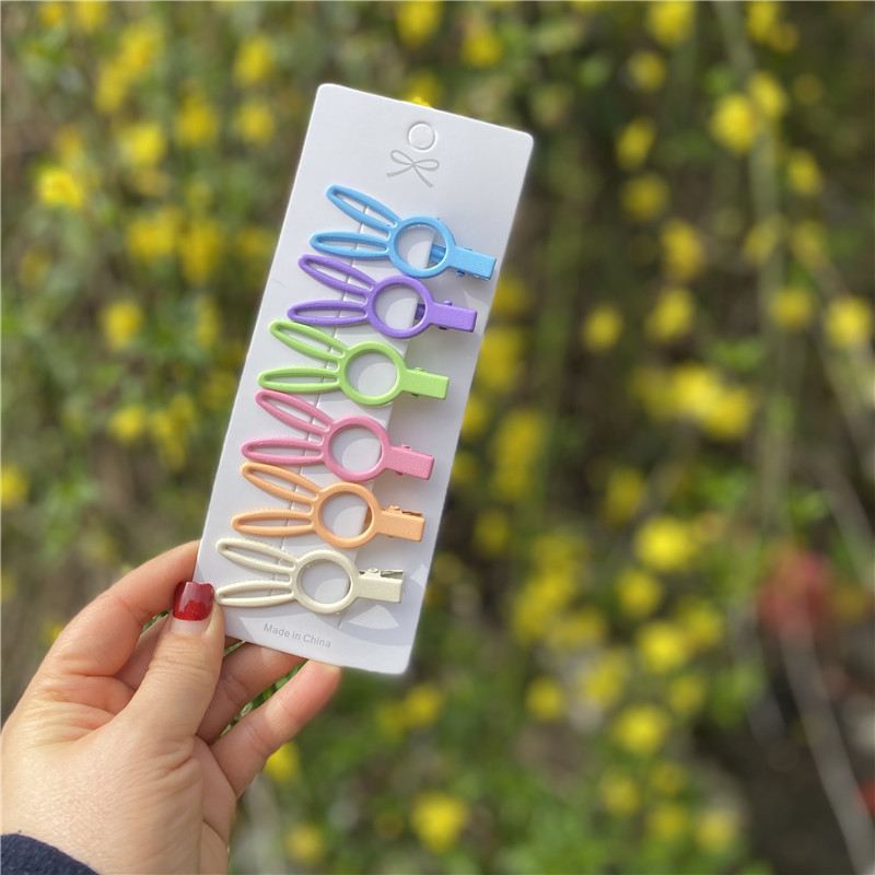Summer dopamine hair clips, hair accessories, headwear, women's diy handmade cream gel hair clips, bangs clips, side duckbill clips Specification drawing