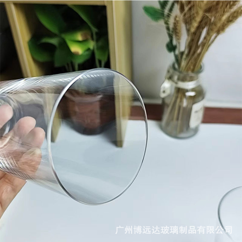 Simple and thin glass cups, coffee cups, American latte cups, tea cups, cocktail cups, transparent cold drinks, juice and milk cups details Picture