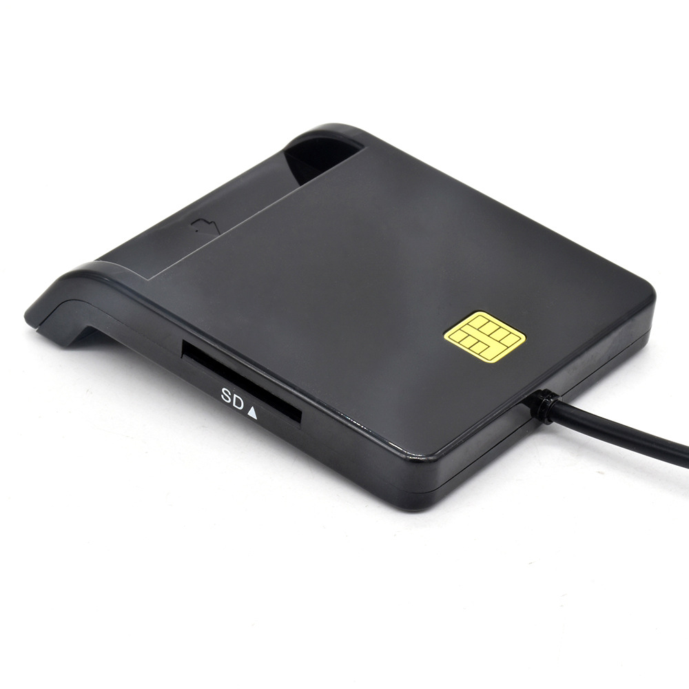 USB ATM ID Smart intelligent card Reader SIM Card SD TF multi-functional tax filing card reader Specification drawing
