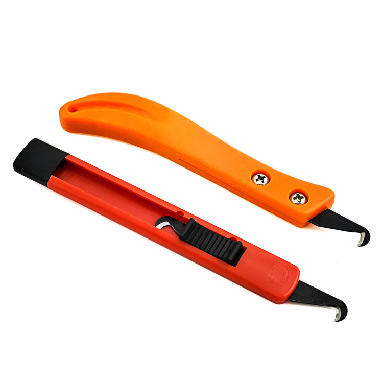 Textile knotting hook knife, telescopic push-pull yarn cutting hook knife, double-head hook knife, yarn cutting hook knife details Picture