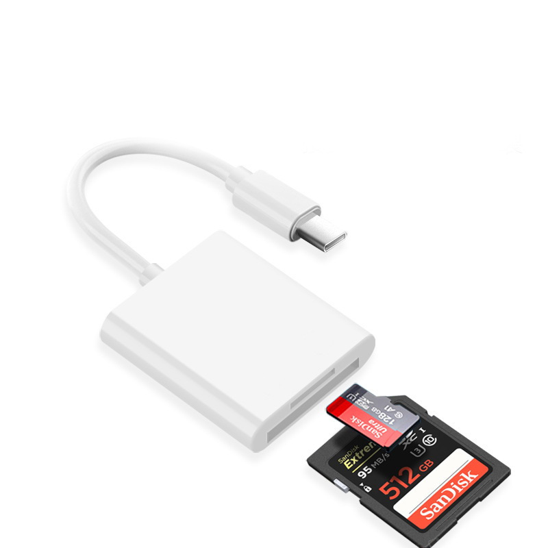 Suitable for Huawei mobile phone Type-C adapter, sd/tf card reader, camera converter, Type-C card reader full figure