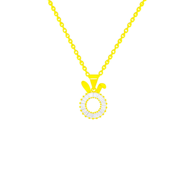 The new Japanese and Korean light luxury little rabbit necklace with a unique design sense for women, a versatile and simple collarbone chain, is a best-selling accessory Item Picture