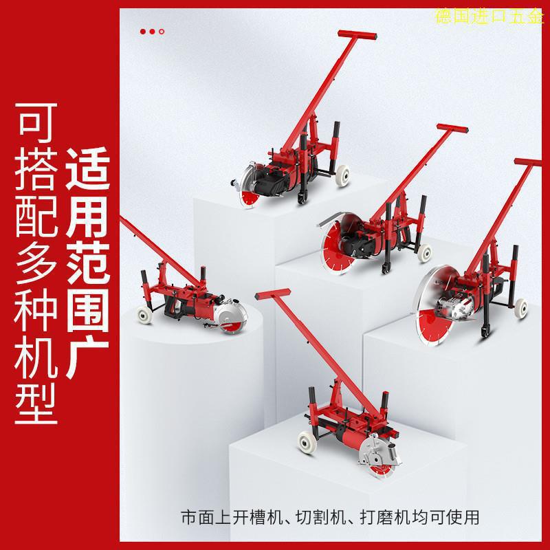 Single-piece cutting machine for imported dust-free road ground frame concrete slotting machine, hand-pushed type cutting cement Specification drawing