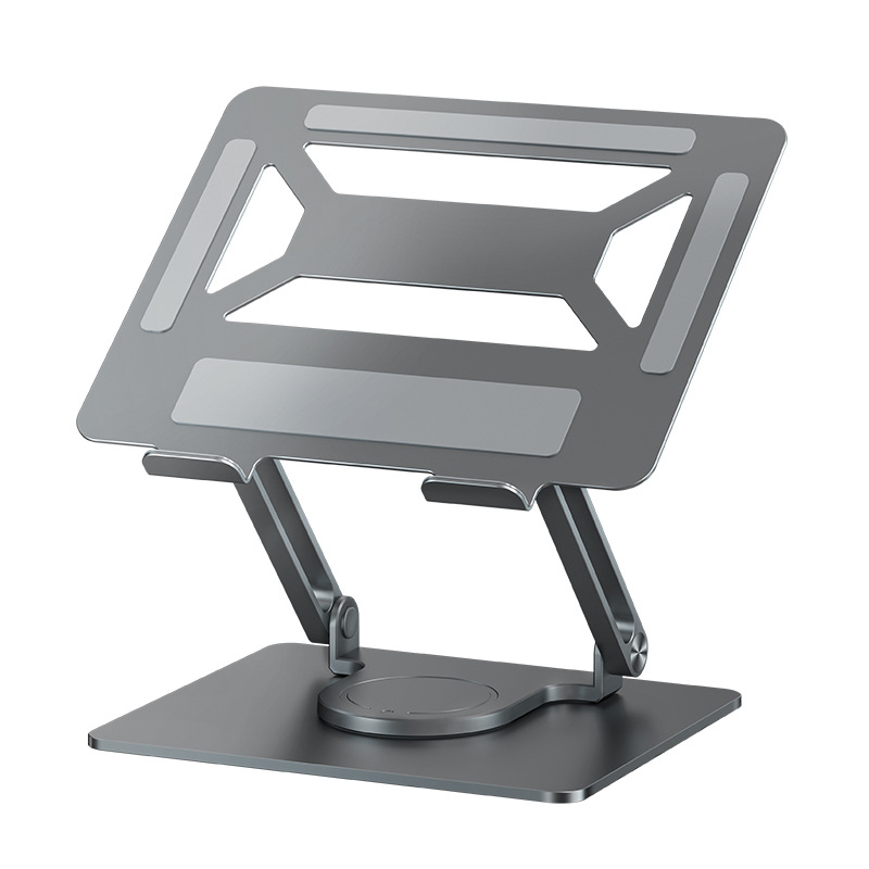 Cross-border metal laptop stand 360-degree rotating folding heat dissipation vertical desktop height-increasing tablet stand Application Scenario