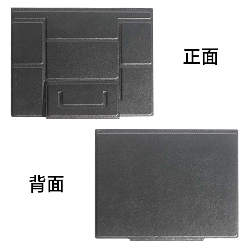 Notebook stand, folding three-dimensional base, height-increasing bracket, desktop computer cooling stand, tablet, PU leather stand Item Picture