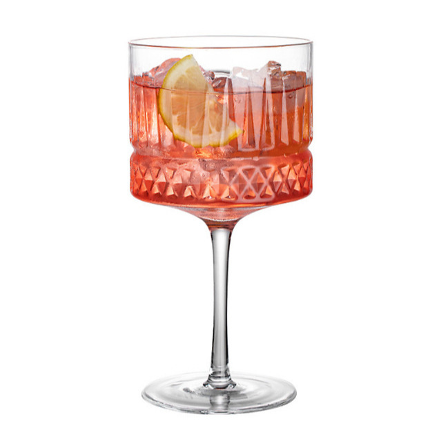 New European classical cocktail glass, creative glass highball glass, bar special drink glass Martini glass Item Picture