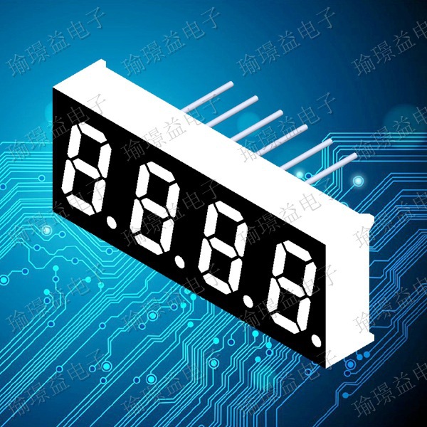 0.32-inch four-digit red LED digital tubes 3412AS and 3412BS are sold directly from the manufacturer. Bulk sales offer discounts Specification drawing