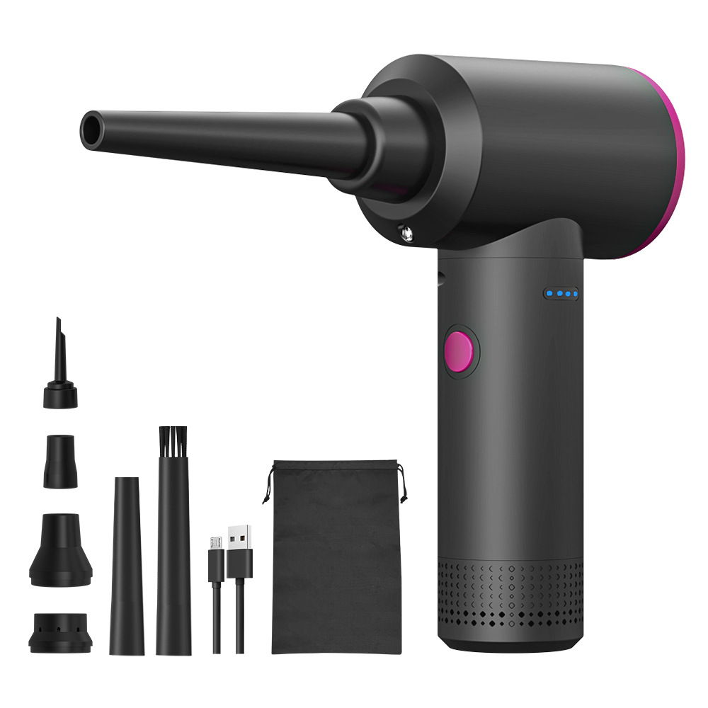 New cross-border private mold electric dust blower, handheld high-power strong wind computer host keyboard wireless dust collector Item Picture