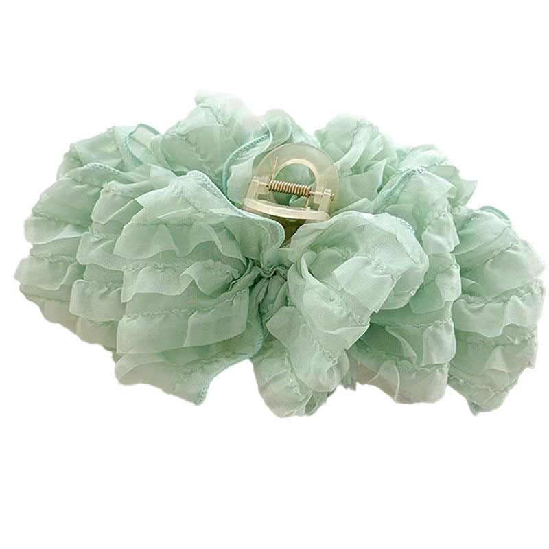 Cloud Bubble Grab clip, super fairy large bow hair clip, new women's hair clip, high-end look, shark clip at the back of the head Item Picture