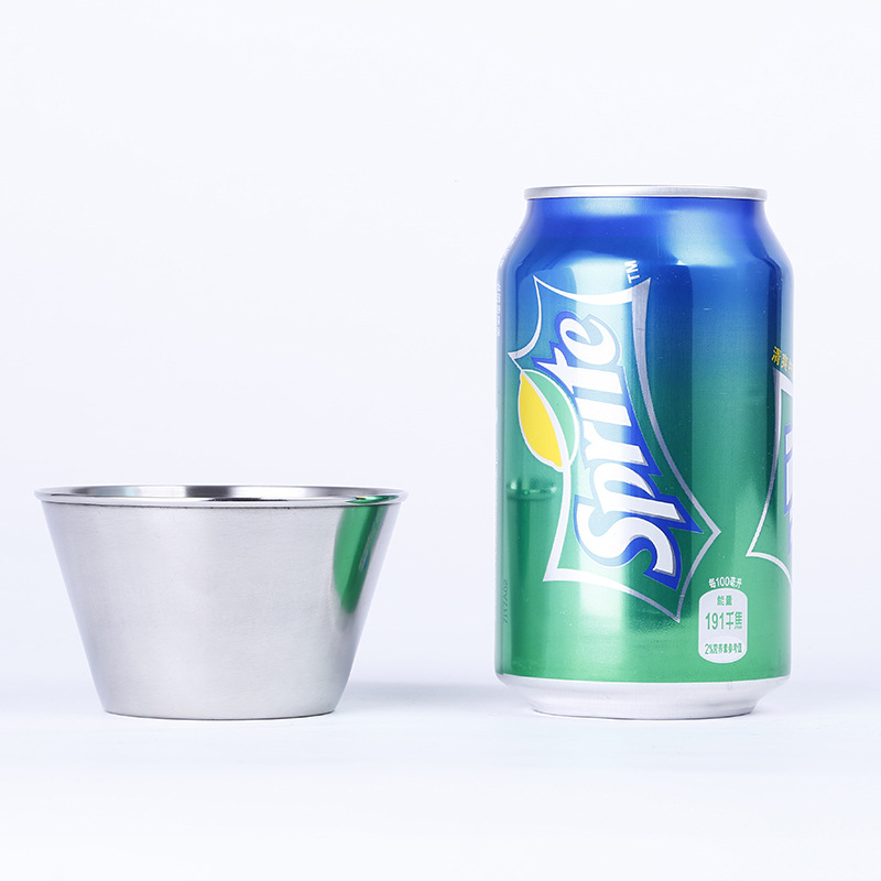 Portable cups, stainless steel wine glasses, mini beer mugs, 82.5x52x49, bar cups, inside and outside 201 in stock Specification drawing