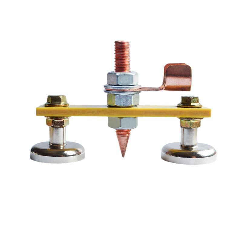 Electric welding grounding tool: Strong magnetic electric welder, iron magnet, electric welding machine, ground wire, grounding wire, welding grounding head Item Picture