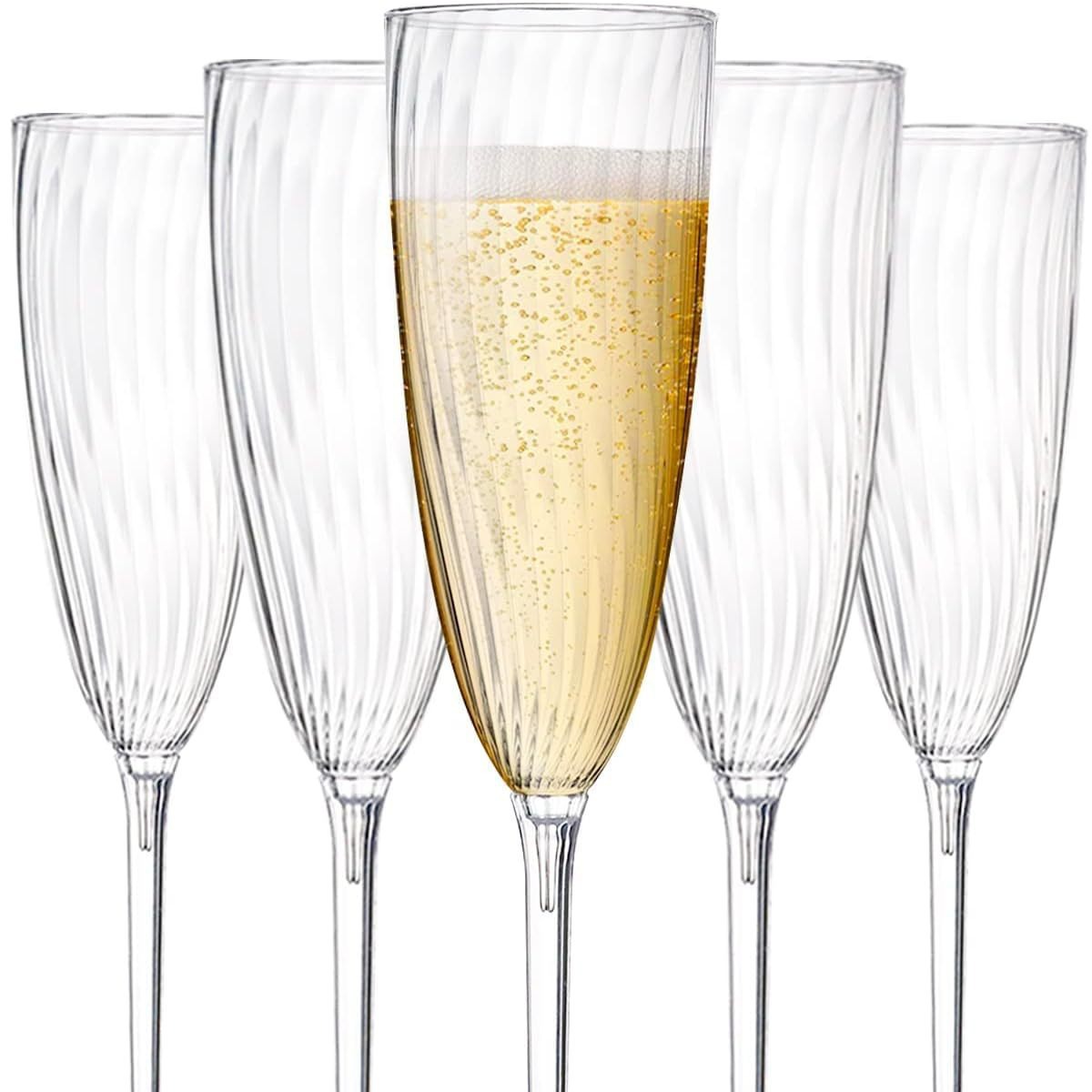 Wholesale plastic cocktail glasses 180ML, suitable for birthday parties, wedding parties, disposable champagne glasses factory Item Picture