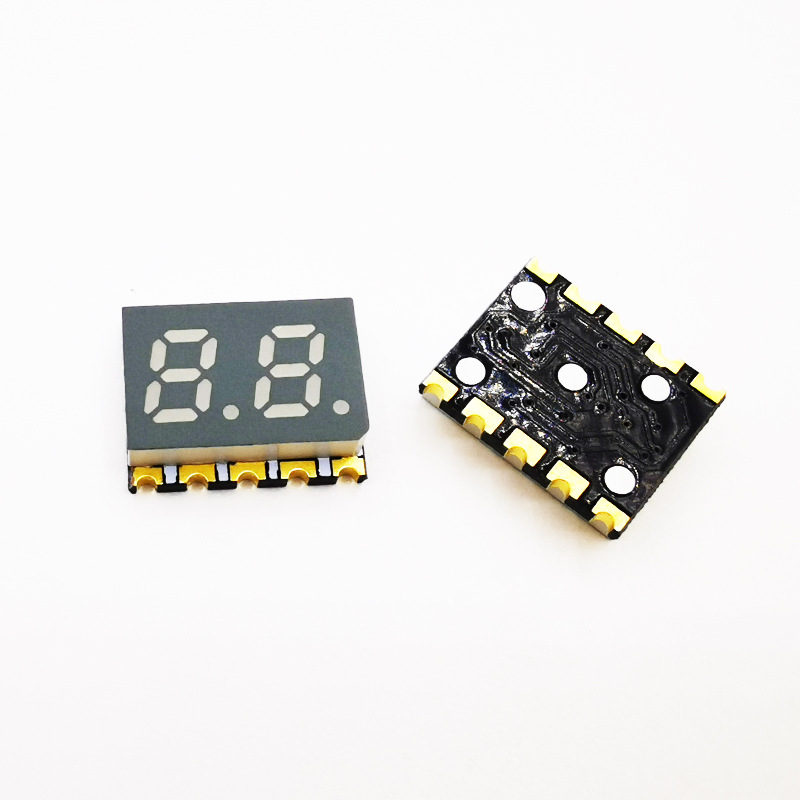 Dynamic surface mount digital tube 0.2-inch 2-digit red GS2022CR-G display tube red light high-brightness 2-digit 2021AR Application Scenario