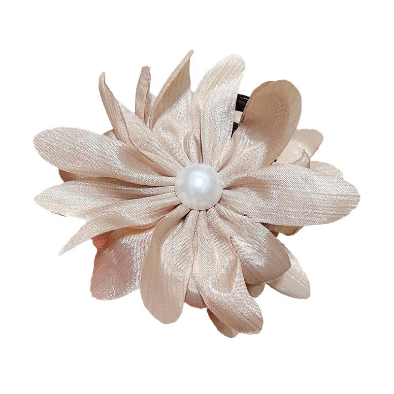 New sweet French flower hairpin for the back of the head, fresh and gentle updo hairpin, shark ponytail hairpin Item Picture