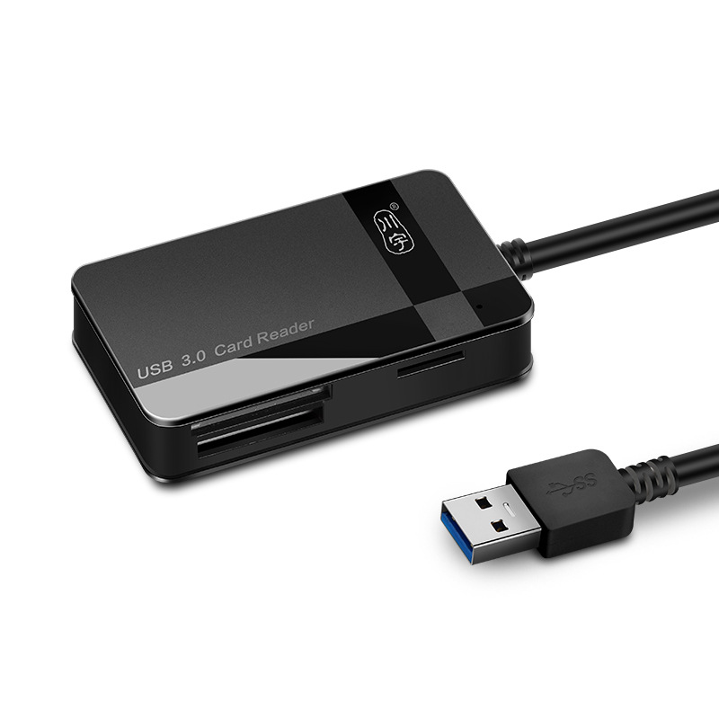 Wholesale of Chuanyu C368 high-speed usb3.0 mobile phone tf Card, sd card, CF card, MS card and memory card all-in-one card reader Application Scenario