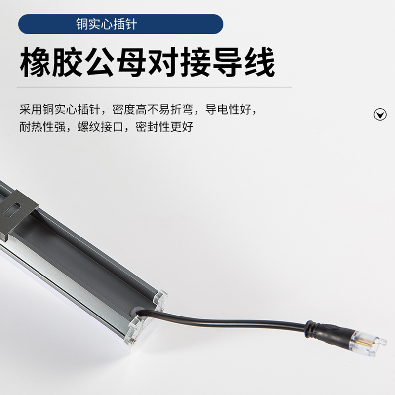 LED strip lights, wall washing lights, guardrail tubes, storefront beautification, wall lighting, outdoor building lighting, waterproof strip lights Application Scenario