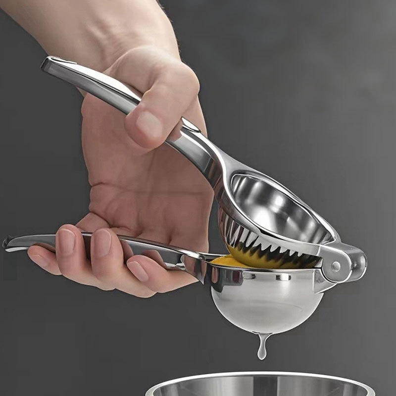 Stainless steel juicer, manual zinc alloy thickened lemon clamp, kitchen fruit juicer, small bar juicer details Picture