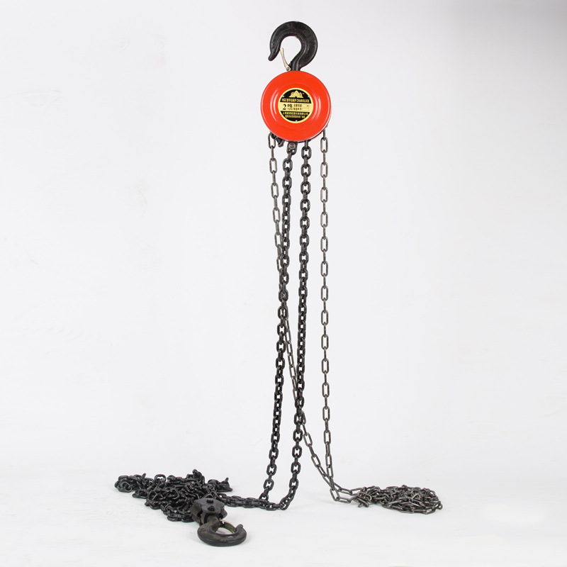 Original factory goods: 1T, 2T, 3T, 5-ton manganese steel chain, circular HSZ manual chain hoist Application Scenario