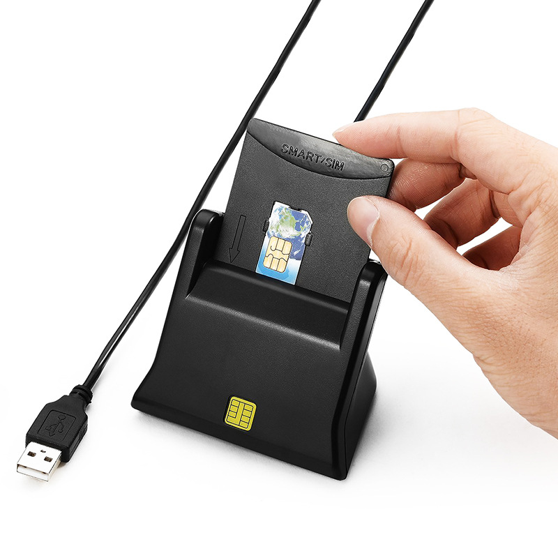 Cross-border manufacturer's smart card reader, SIM phone card, ID card, chip card, CAC bank card reader, in stock Application Scenario