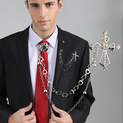 Z87 manufacturer wholesale cross-border supply men's suits, shirts, brooches, and crosses are selling well in Europe and America full figure