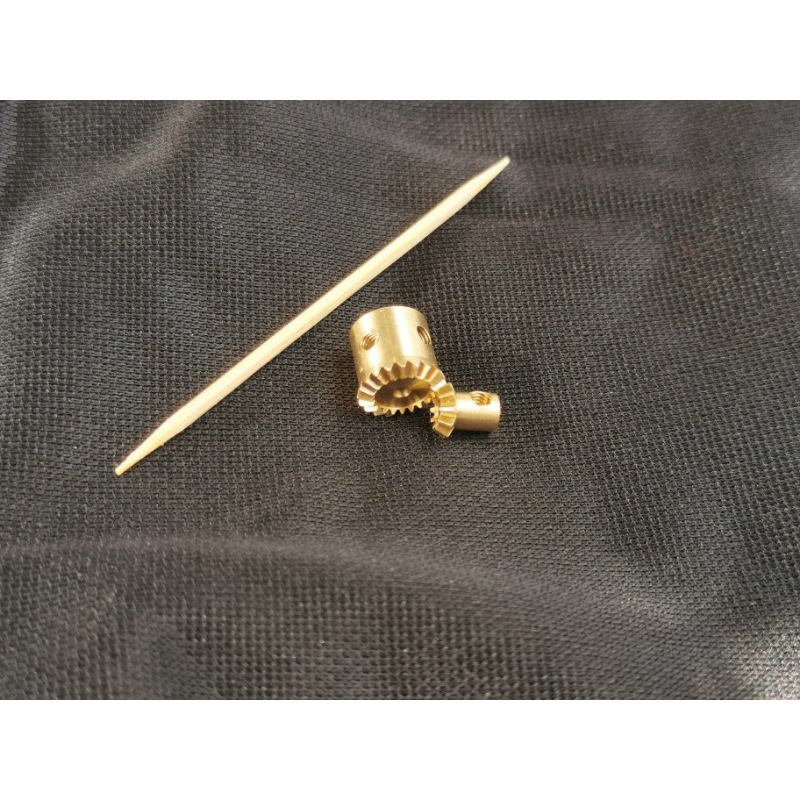 0.5 die bevel gear 90-degree 1:2 transmission 10-tooth / 20-tooth 15/30-tooth bevel model car model micro-modification car undefined