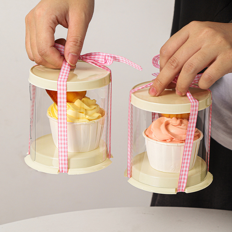 61 Children's Day single cupcake packaging box, 2-inch cake box, mini cupcake, dessert baking box Application Scenario