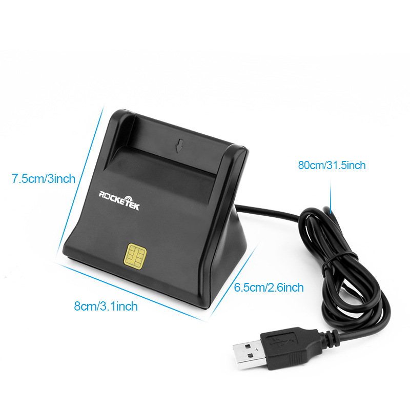 Cross-border manufacturer's smart card reader, SIM phone card, ID card, chip card, CAC bank card reader, in stock details Picture