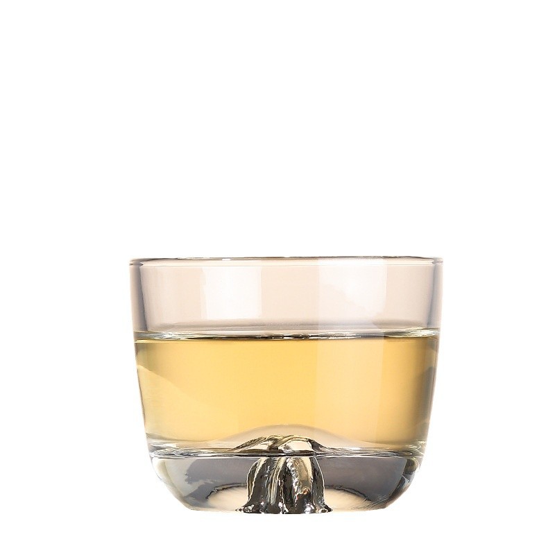 Wholesale of high-end Japanese mountain-viewing glass cups for household use, master cups, ladies' famous cups, and tea brewing glass cups Item Picture