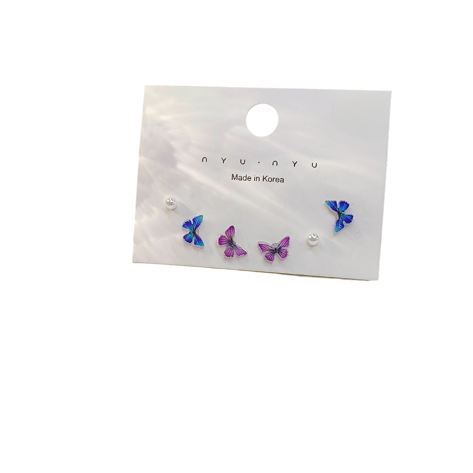 Butterflies fluttering ~ Spring and Summer new arrivals with great ear studs, trendy, sweet, versatile and niche design earrings for women Item Picture