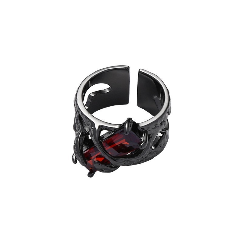 Choice Cross-border Ring Collection: Women's Niche High-end Open-mouth Rings Wholesale, Original Design Exquisite Index Finger Rings Item Picture