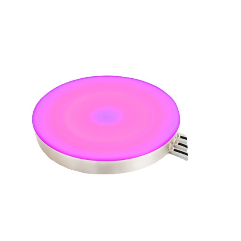 LED circular sensor music interactive floor tile light, popular stage, colorful running sensor foot-stepping interactive sensor floor Item Picture