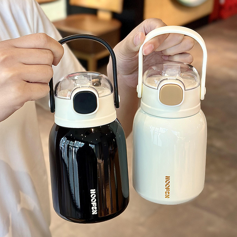 New 316 stainless steel insulated cups, cute girls, portable straw, large-belted water cups, student and children's cups wholesale Application Scenario