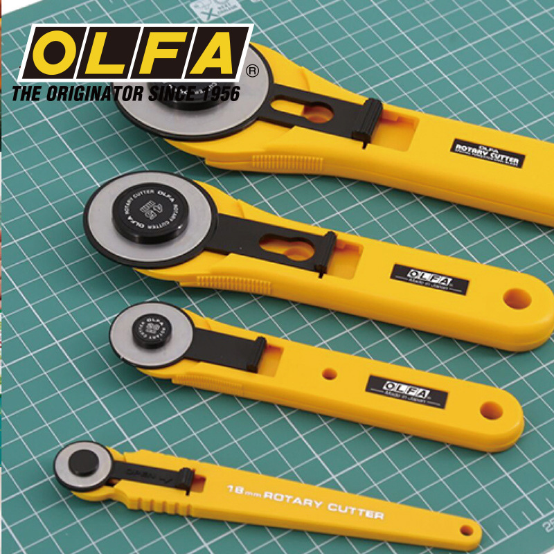 The Japanese OLFA type rotary knife, fabric cutting knife and fabric splicing knife can cut the RTY series in any curve full figure