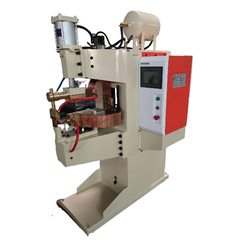 Factory direct sales of desktop pneumatic medium-frequency T-welding machine, stainless steel semi-automatic energy storage flash spot welding machine Item Picture
