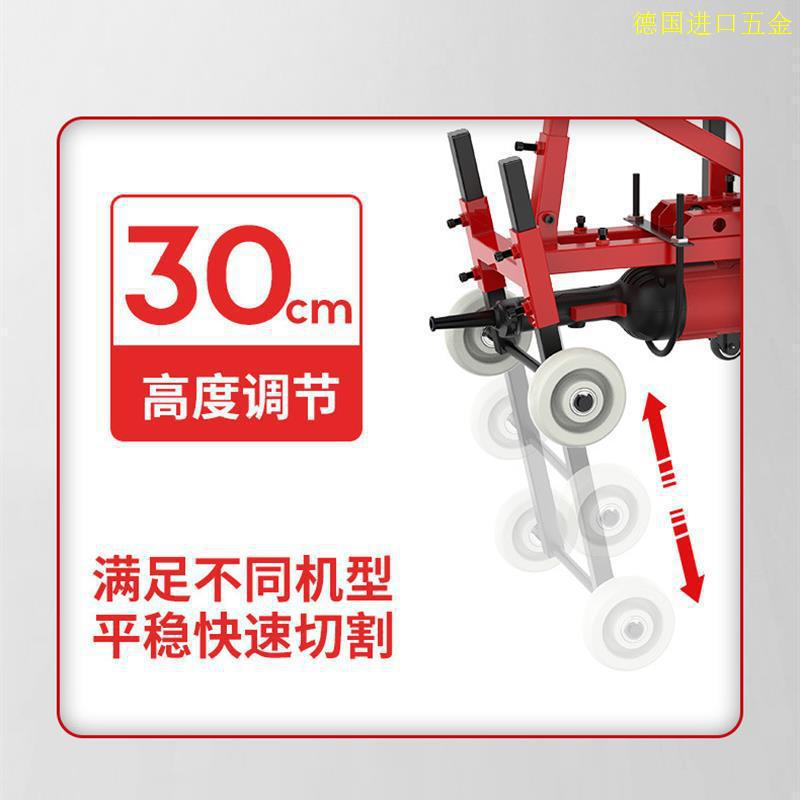Single-piece cutting machine for imported dust-free road ground frame concrete slotting machine, hand-pushed type cutting cement Application Scenario