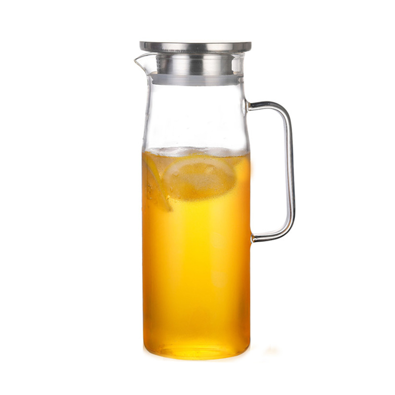 Wholesale of large-capacity household water kettles, high-temperature resistant glass cold water kettles and cold water kettles for brewing by the fire Item Picture