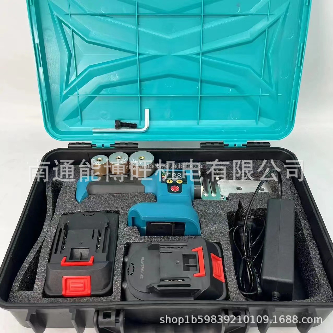 Cross-border factory lithium battery hot melt machine, PPR pipe hot melt machine, cordless hot melt machine, lithium battery temperature adjustable digital display model Specification drawing
